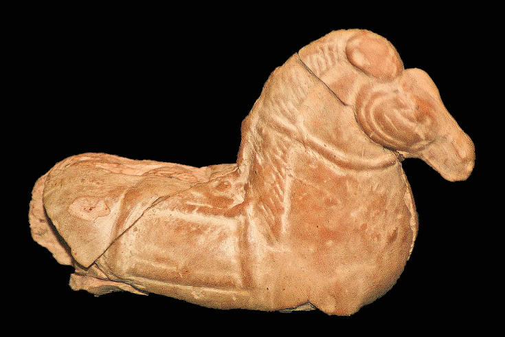 Paard Romeins aardewerk Asse 2
